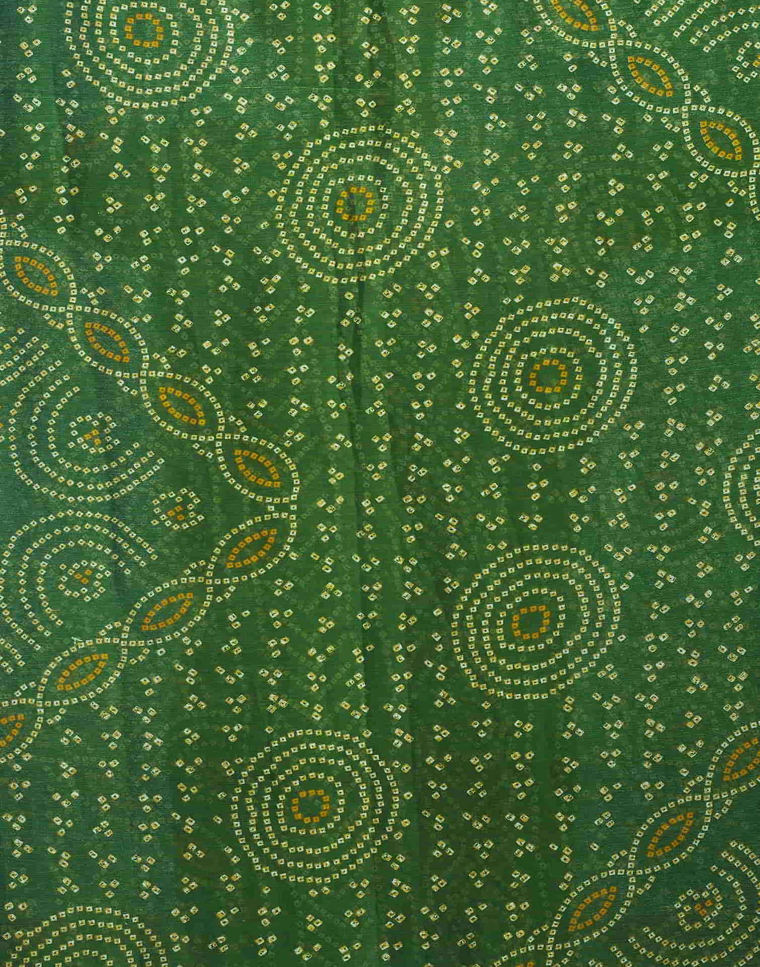 Green Bandhani Chiffon Saree