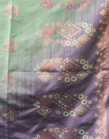 Green Banarasi Silk Woven Saree