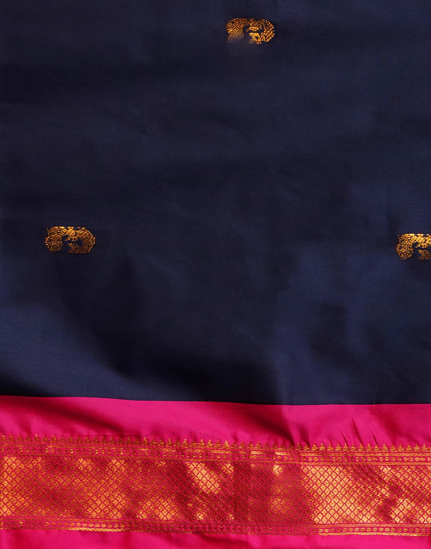 Blue Kanjivaram Silk Woven Saree