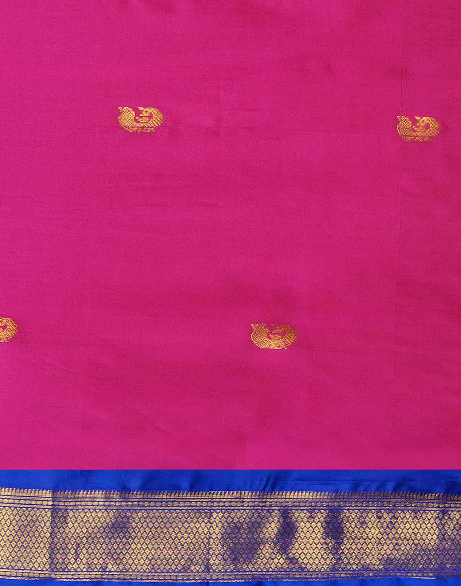 Pink Kanjivaram Silk Woven Saree