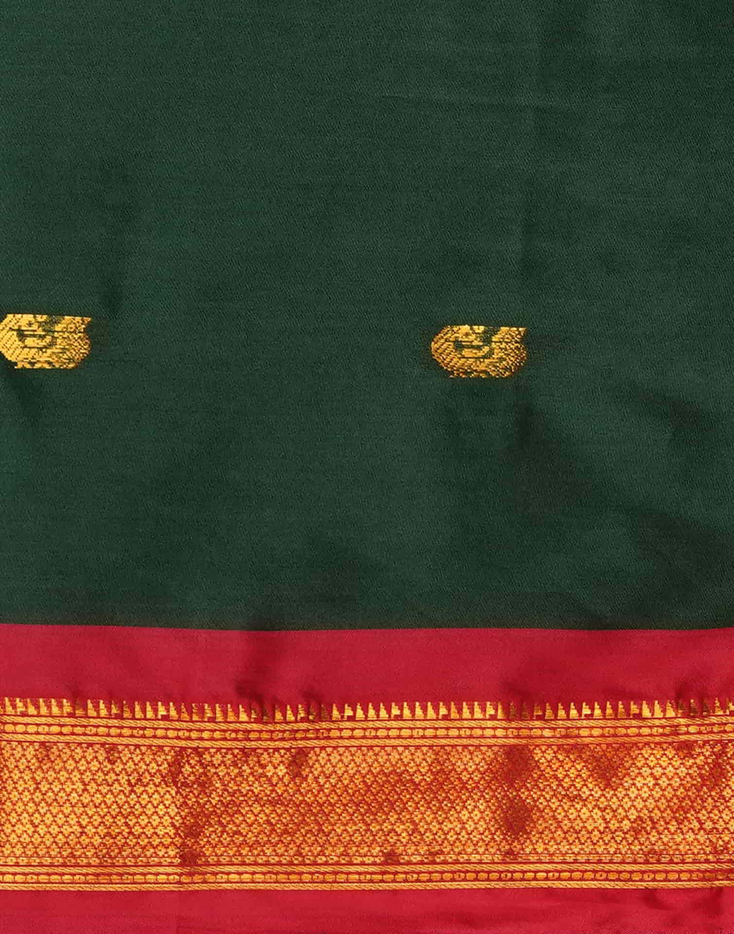 Green Kanjivaram Silk Woven Saree