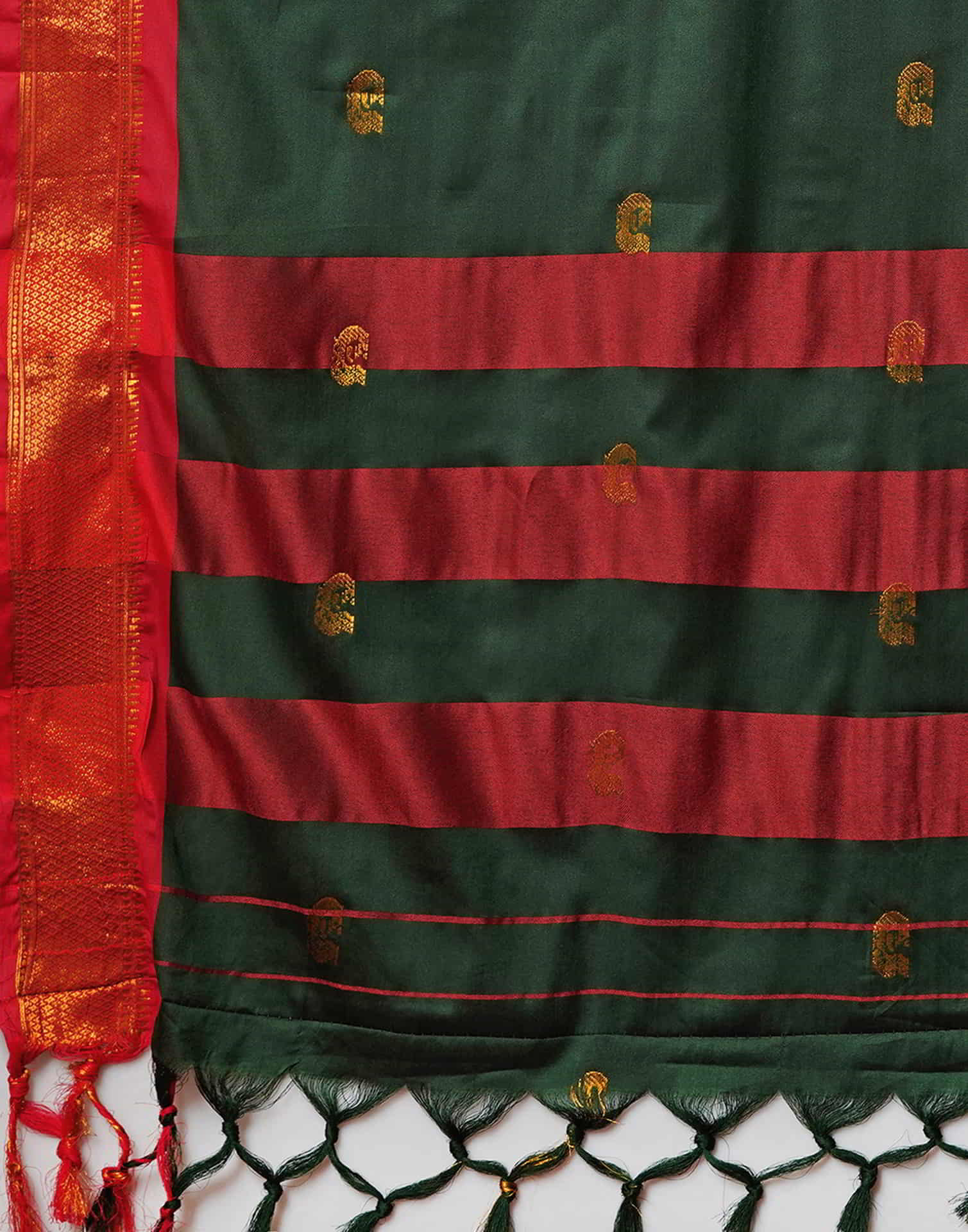 Green Kanjivaram Silk Woven Saree