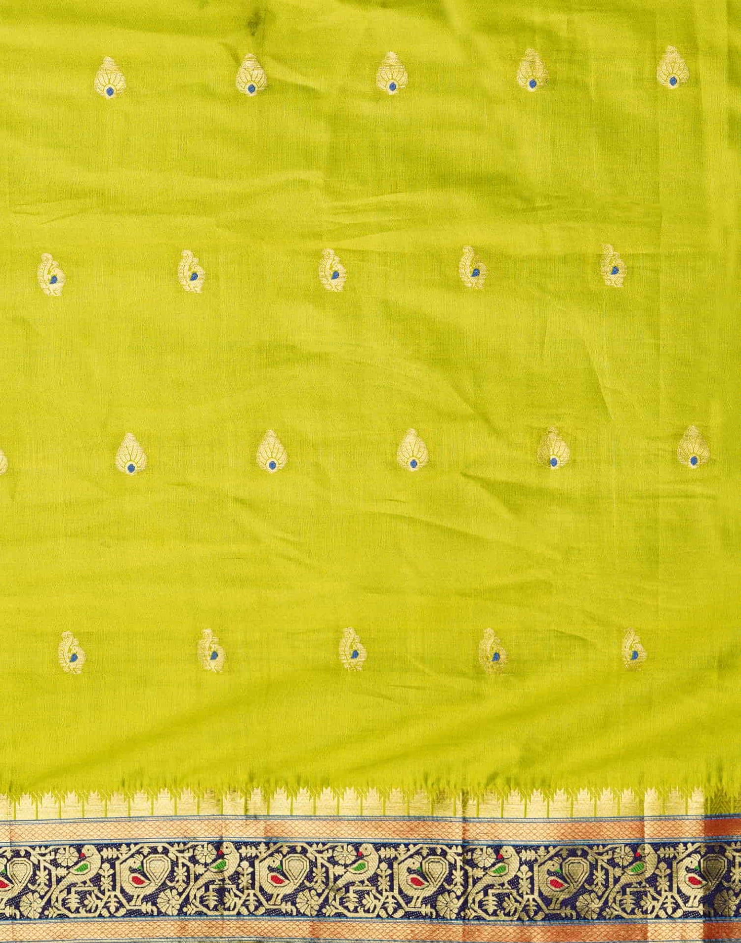 Green Kanjivaram Silk Woven Saree