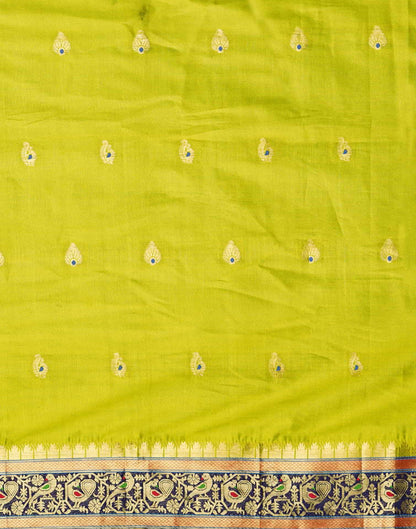 Green Kanjivaram Silk Woven Saree