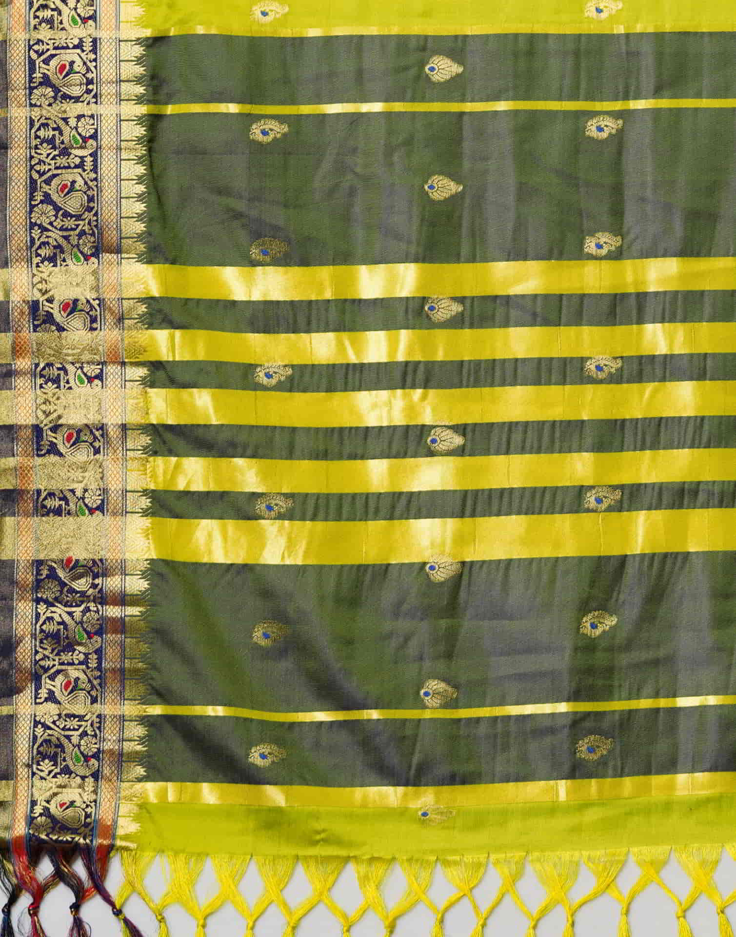 Green Kanjivaram Silk Woven Saree