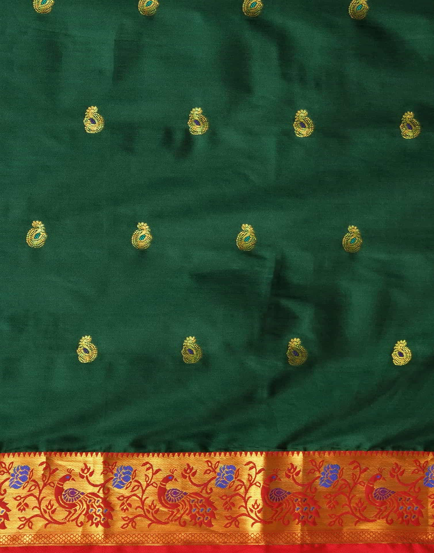 Green Kanjivaram Silk Woven Saree