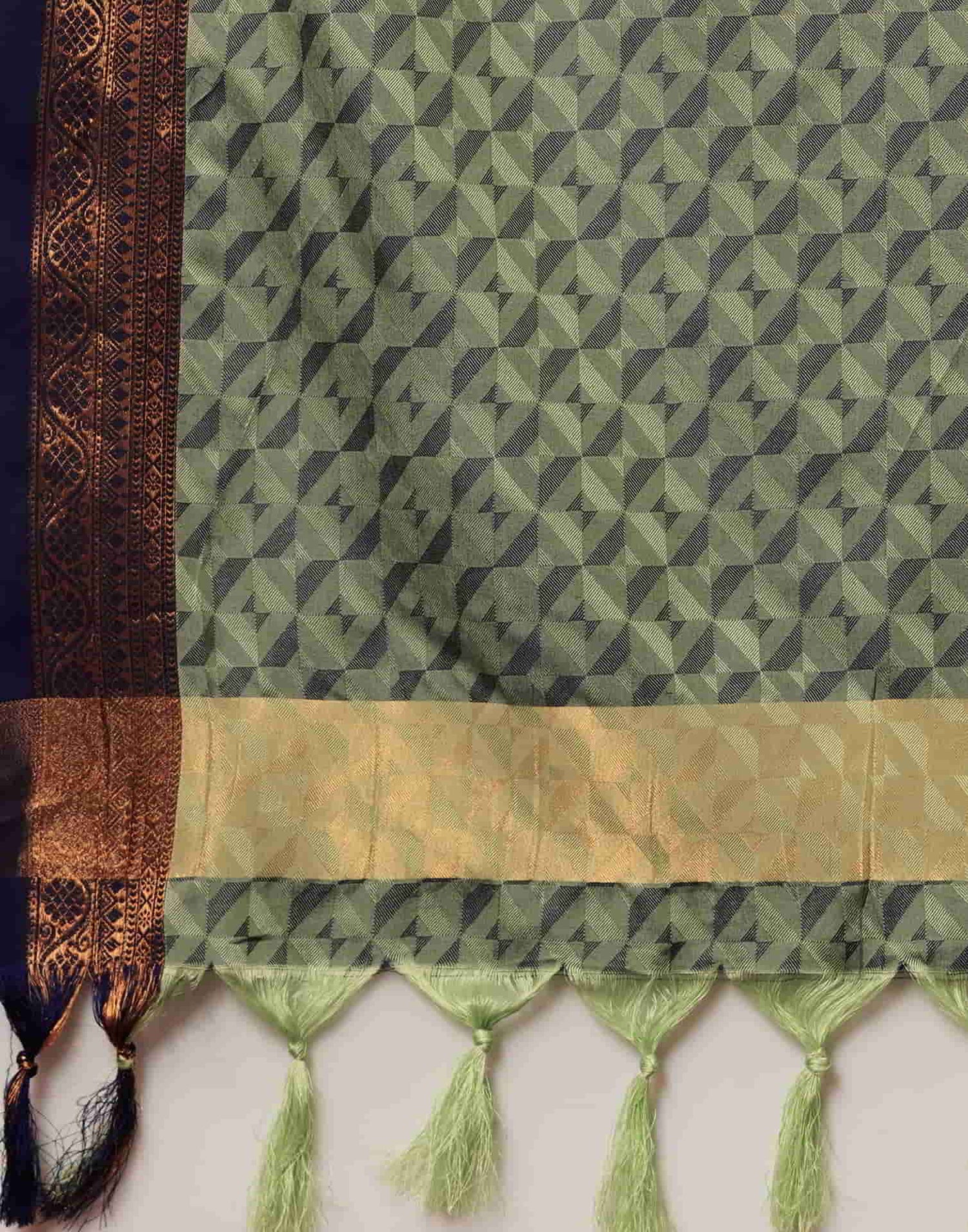 Green Kanjivaram Silk Woven Saree