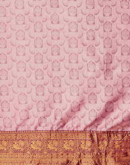 Pink KanjivaramSilk Woven Saree