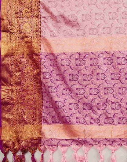 Pink KanjivaramSilk Woven Saree