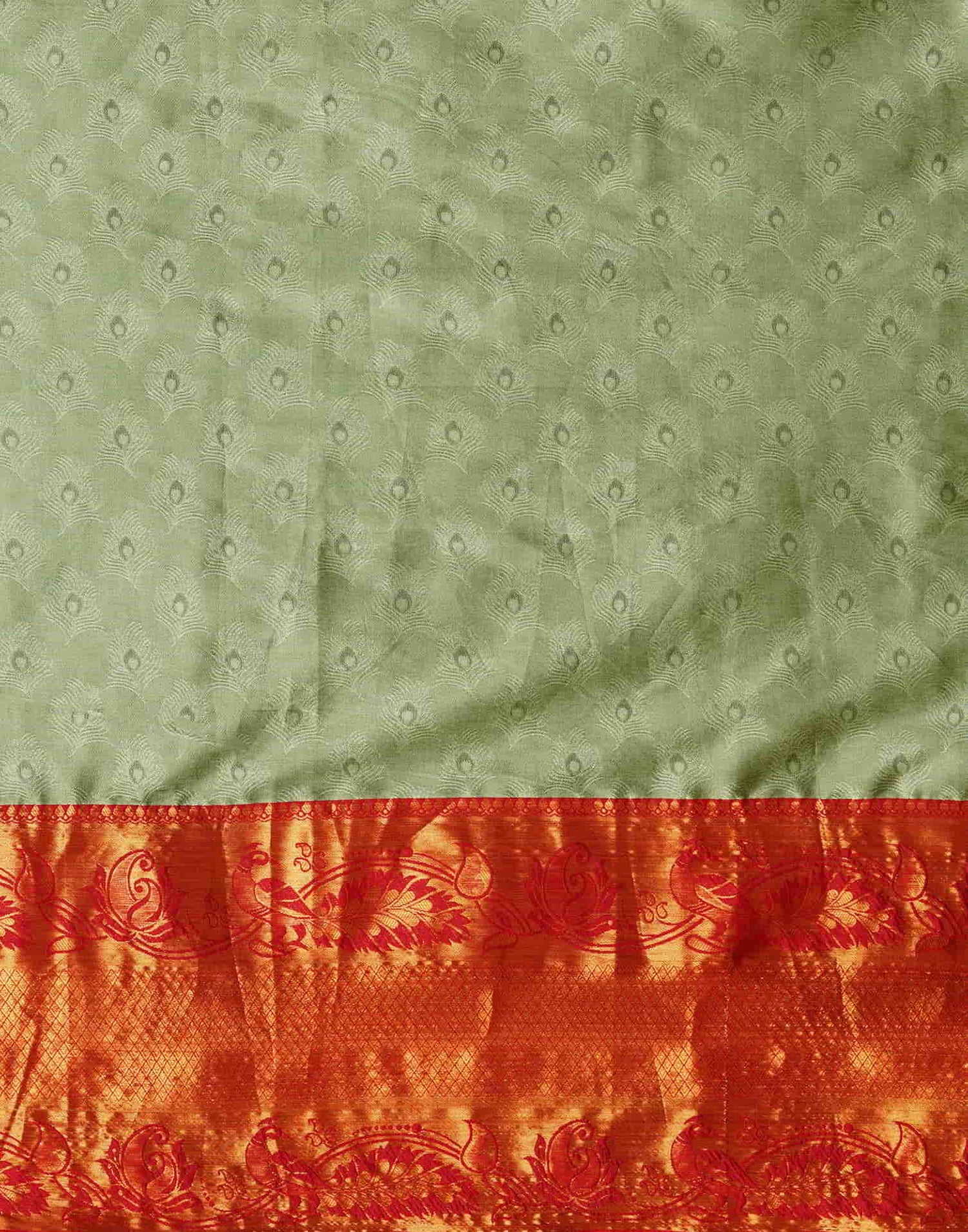 Green Kanjivaram Silk Woven Saree