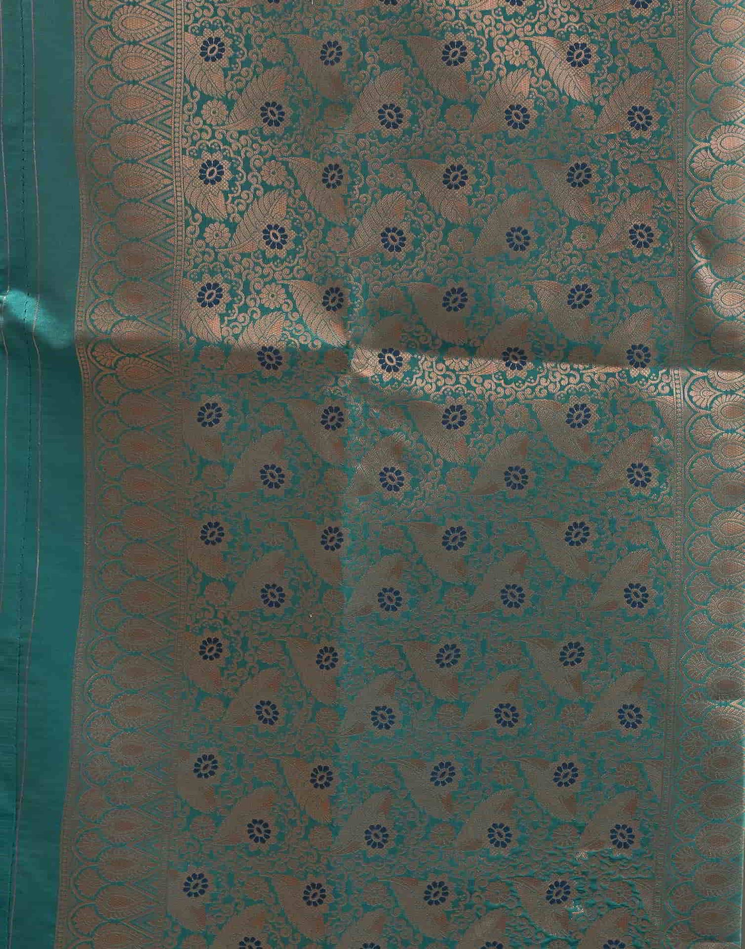 Green Banarasi Silk Woven Saree