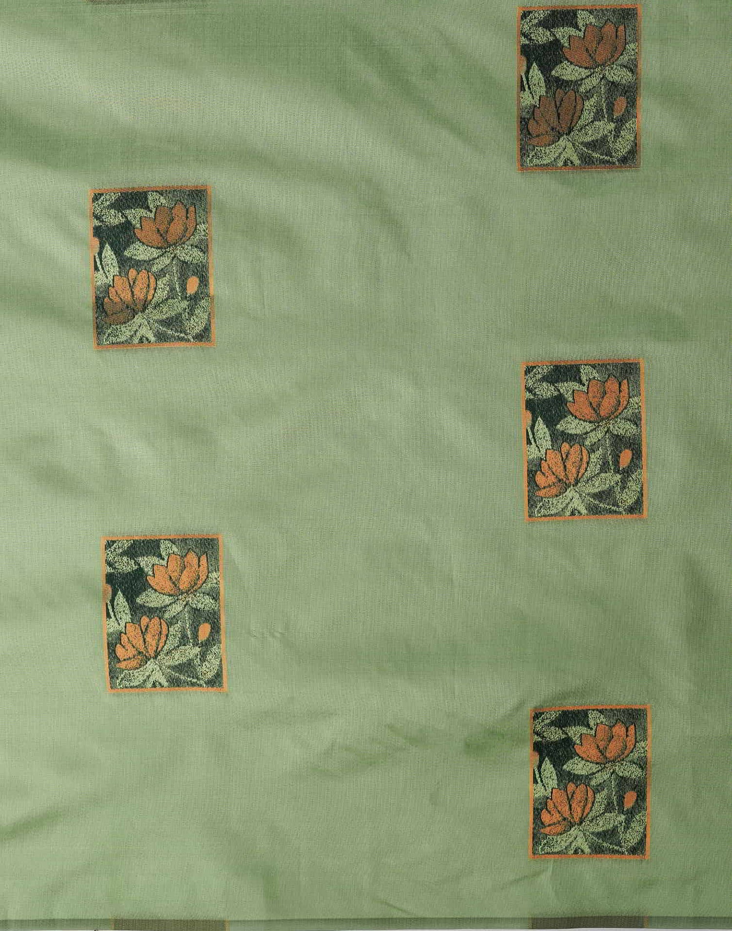 Green Banarasi Silk Woven Saree