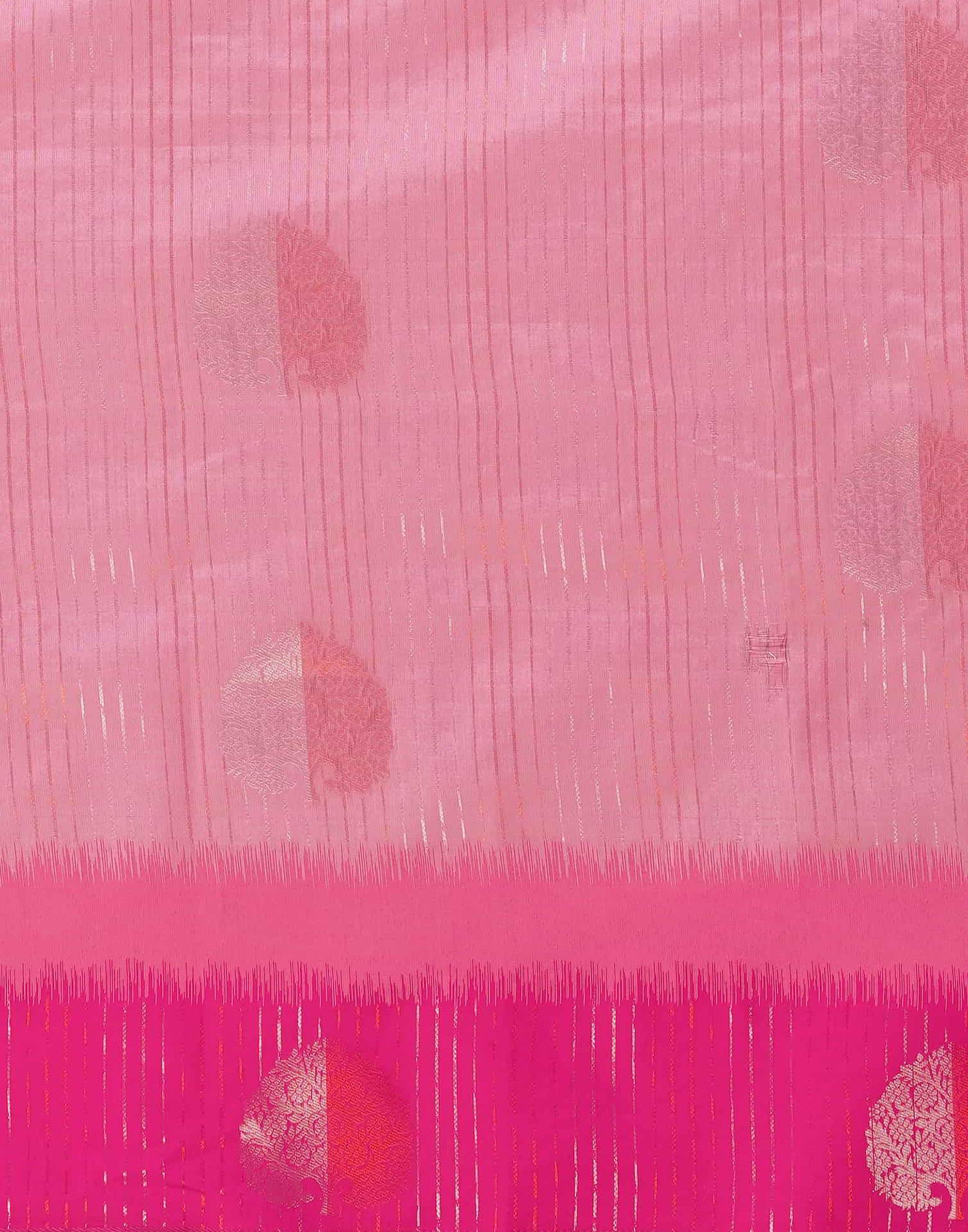 Pink Banarasi Silk Woven Saree