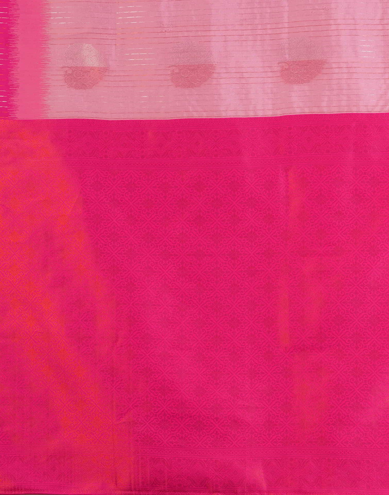 Pink Banarasi Silk Woven Saree