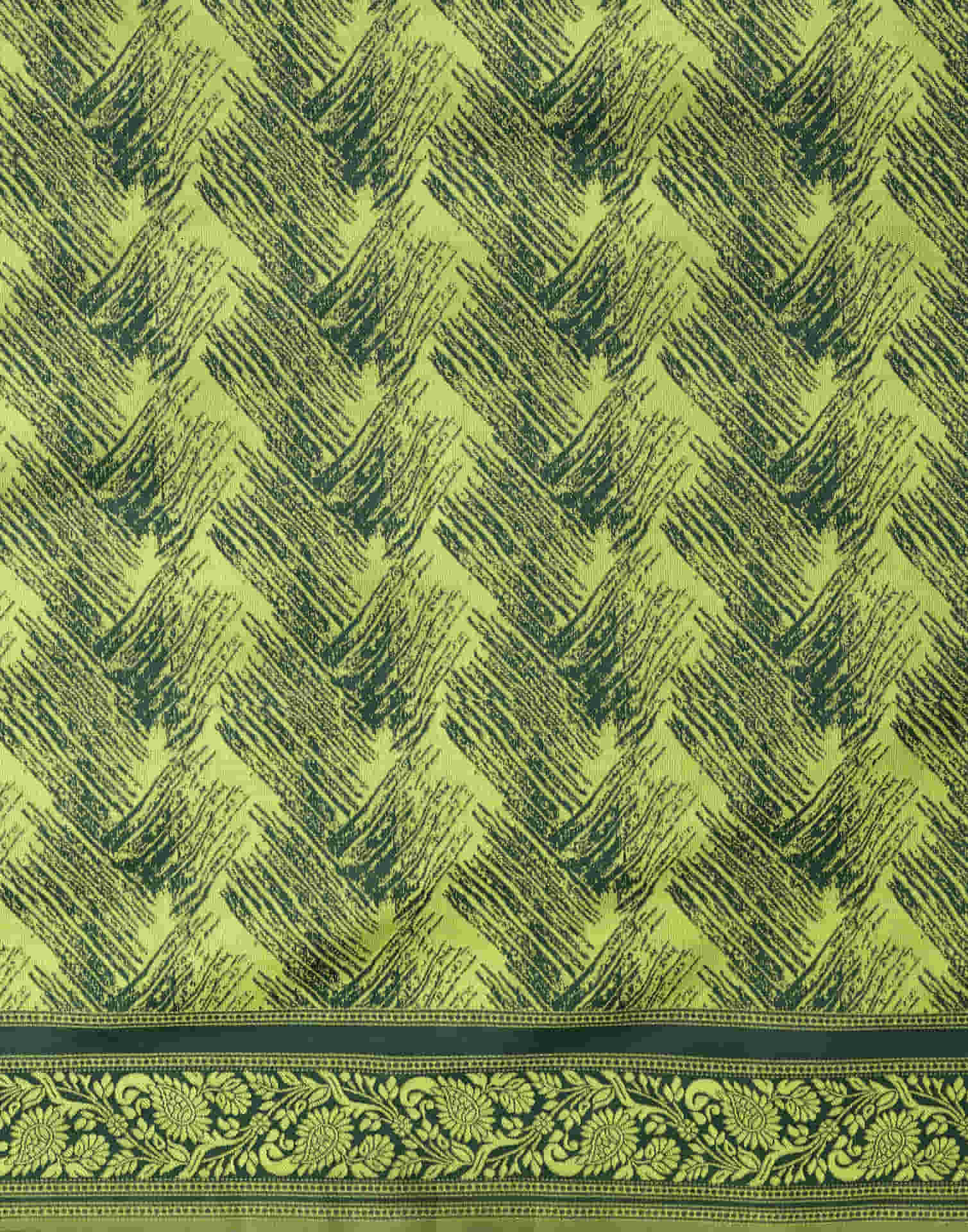 Light Green Silk Woven Banarasi Saree