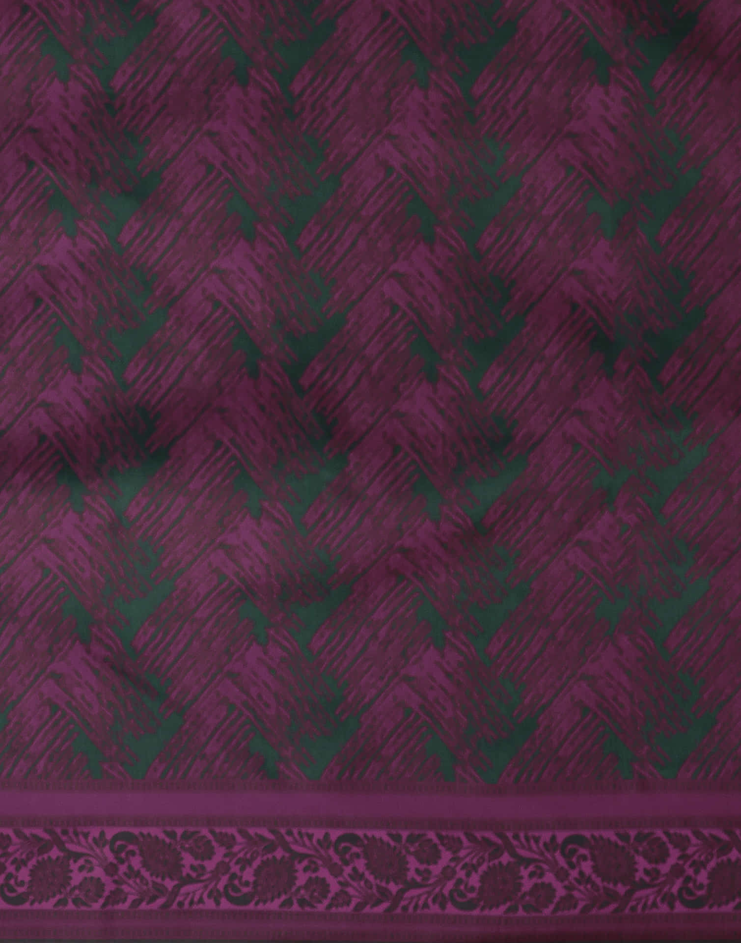 Magenta Silk Woven Banarasi Saree