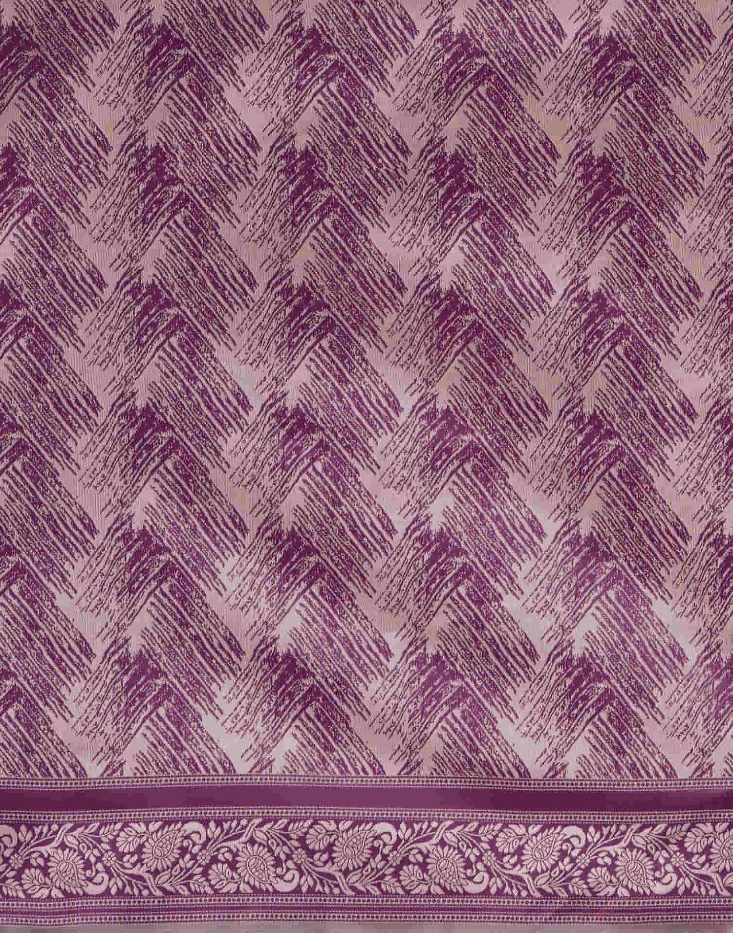 Light Purple Silk Woven Banarasi Saree