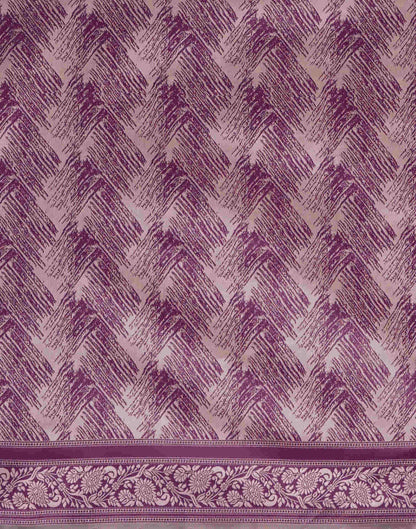 Light Purple Silk Woven Banarasi Saree