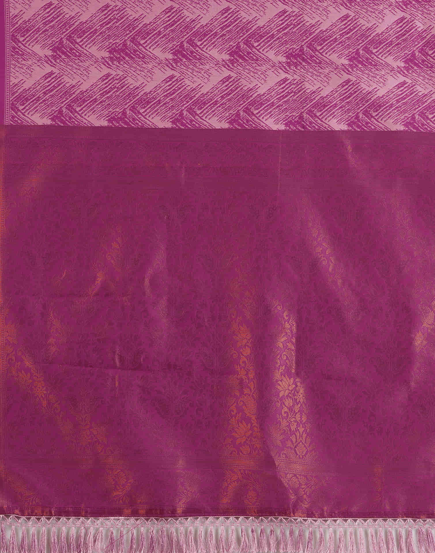 Light Pink Silk Woven Banarasi Saree