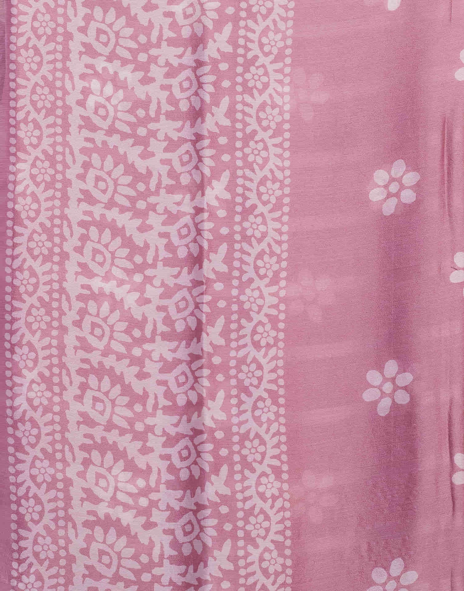 Light Pink Chiffon Printed Saree