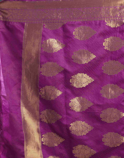 Pink Silk Woven Banarasi Saree