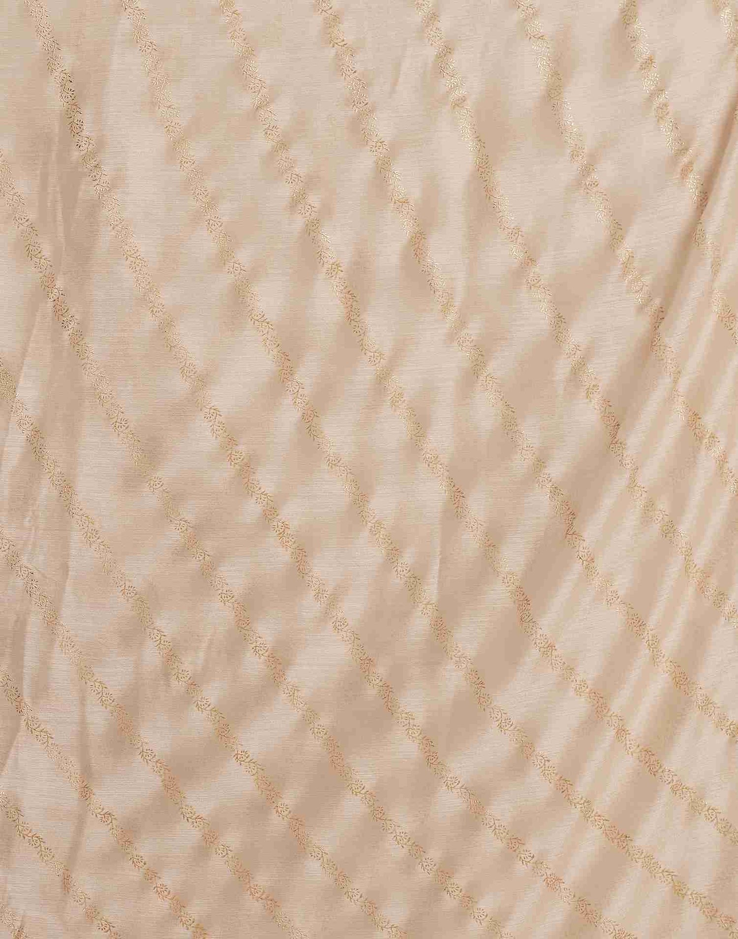 Beige Chiffon Plain Saree