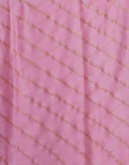 Light Pink Chiffon Plain Saree