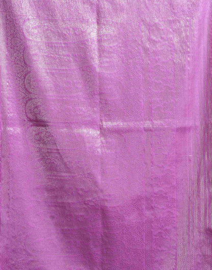 Ultra Pink Silk Woven Kanjivaram Saree