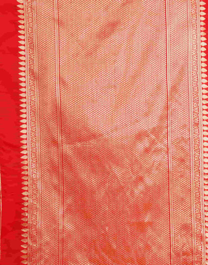 Red Banarasi Silk Saree