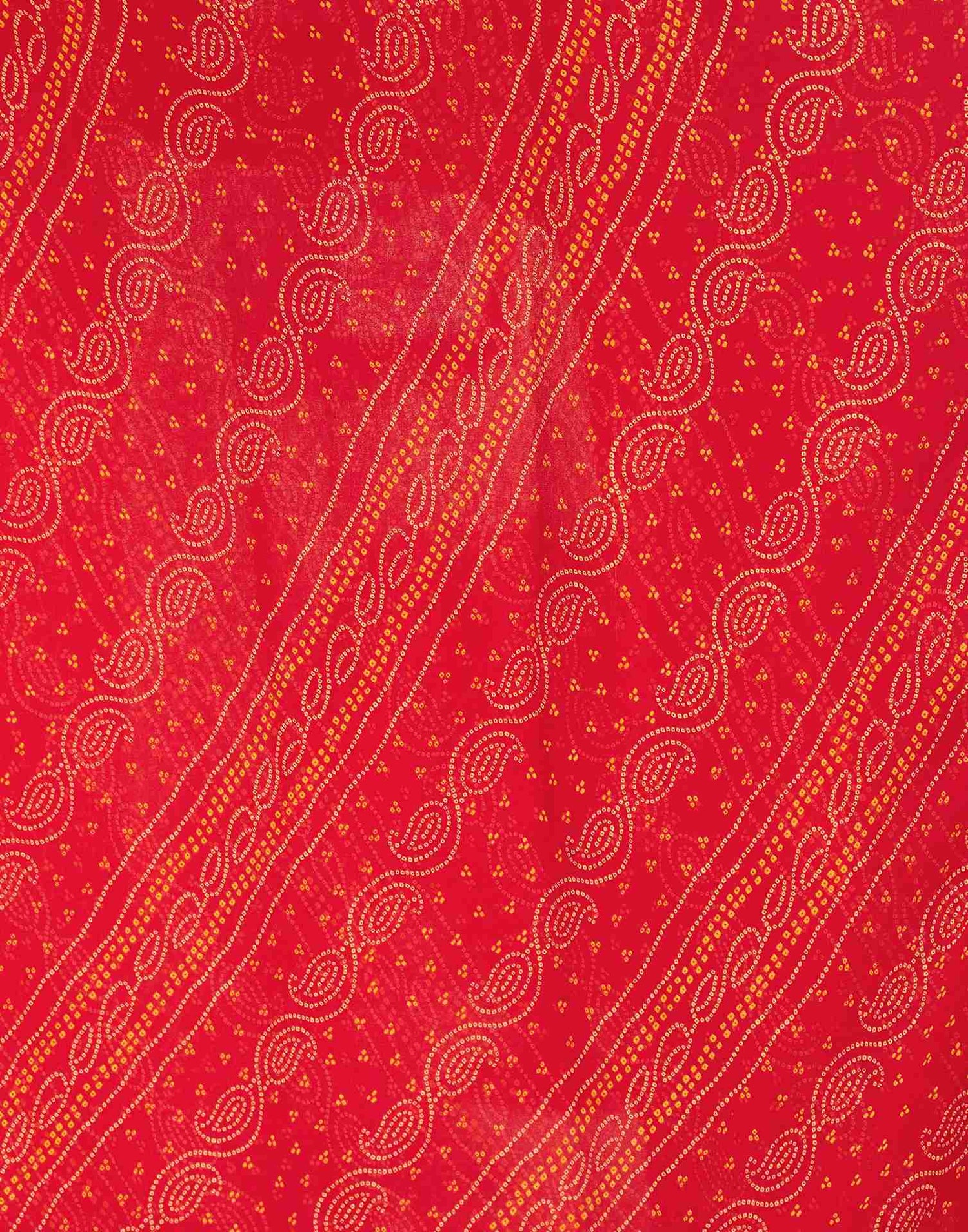 Red Georgette Embroidery Printed Saree