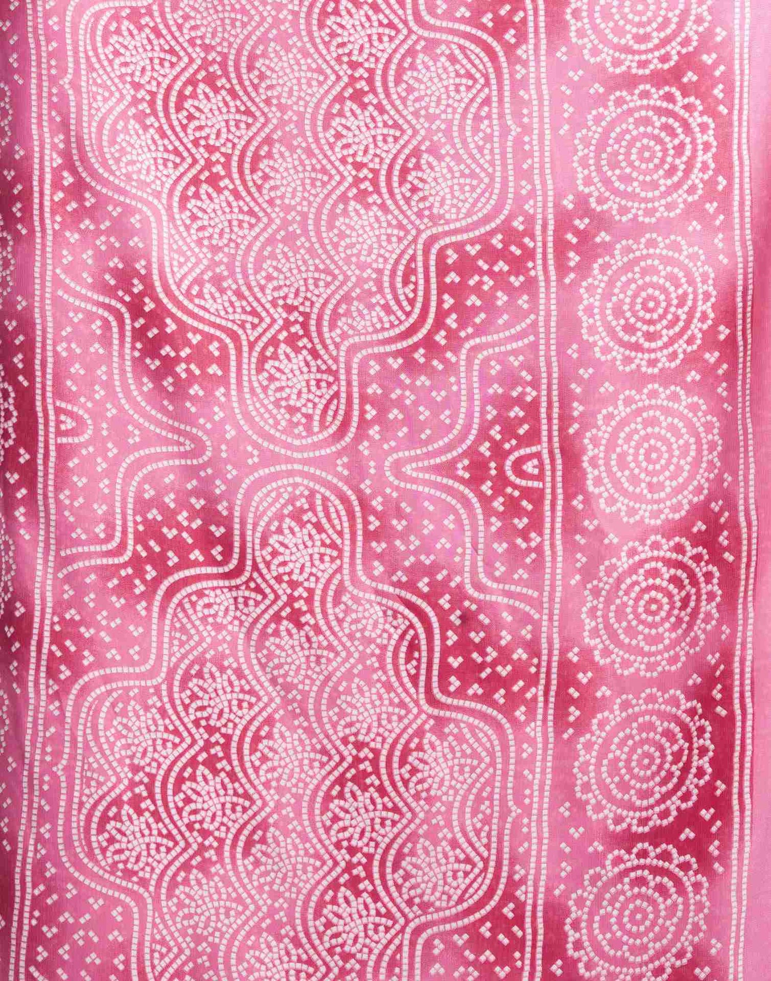 Dusty Pink Georgette Printed Saree