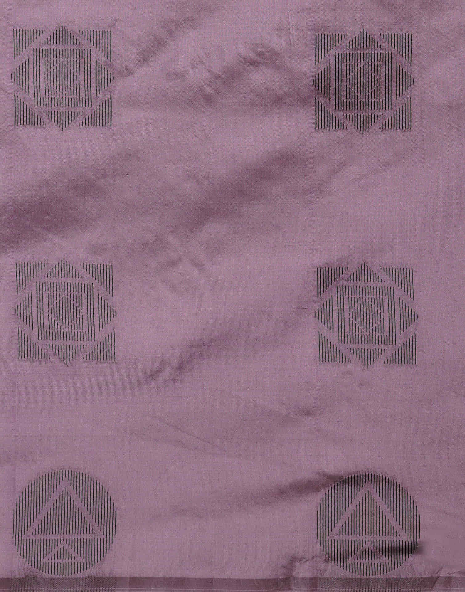 Mauve Silk Woven Banarasi Saree