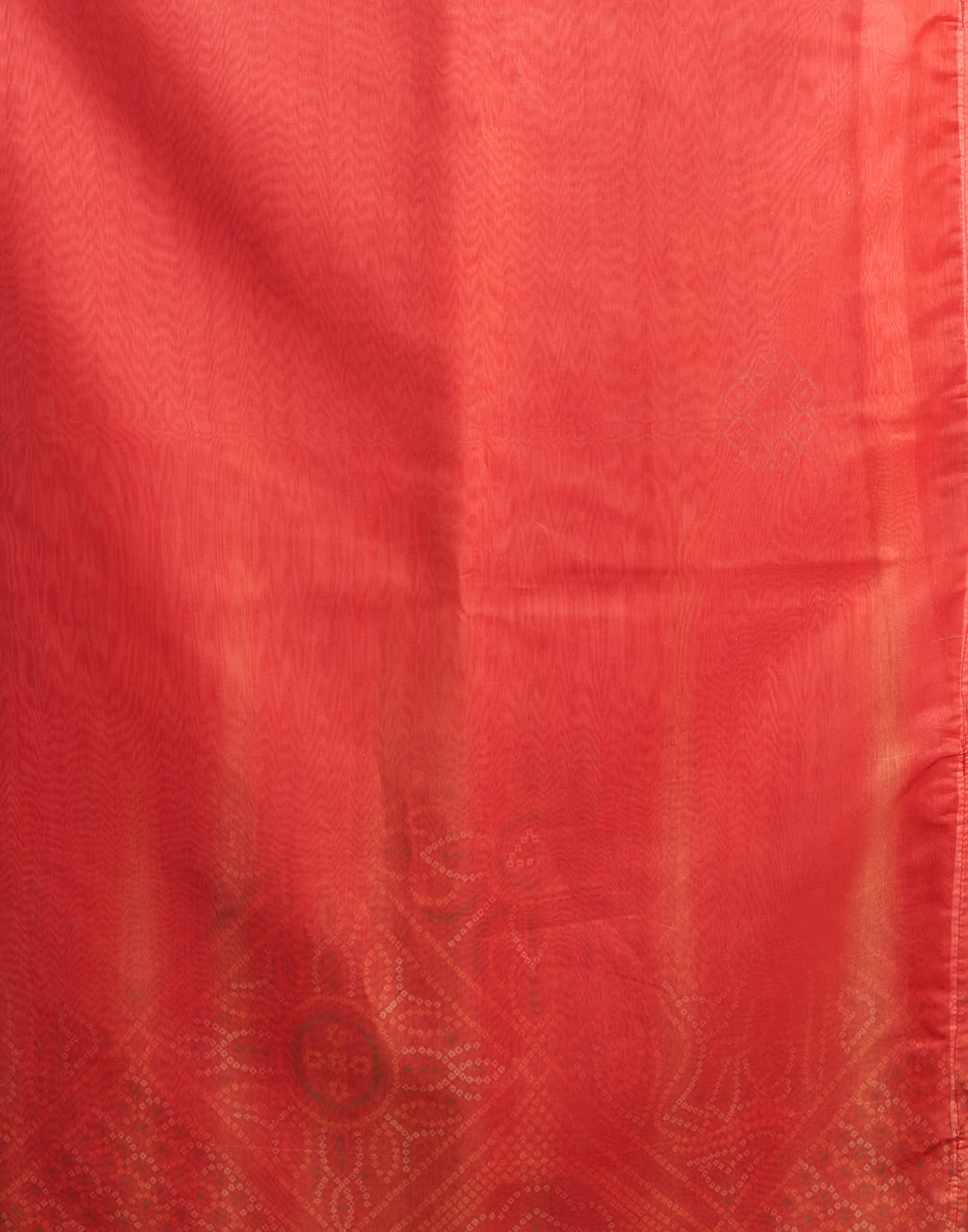 Red Cotton Printed Saree