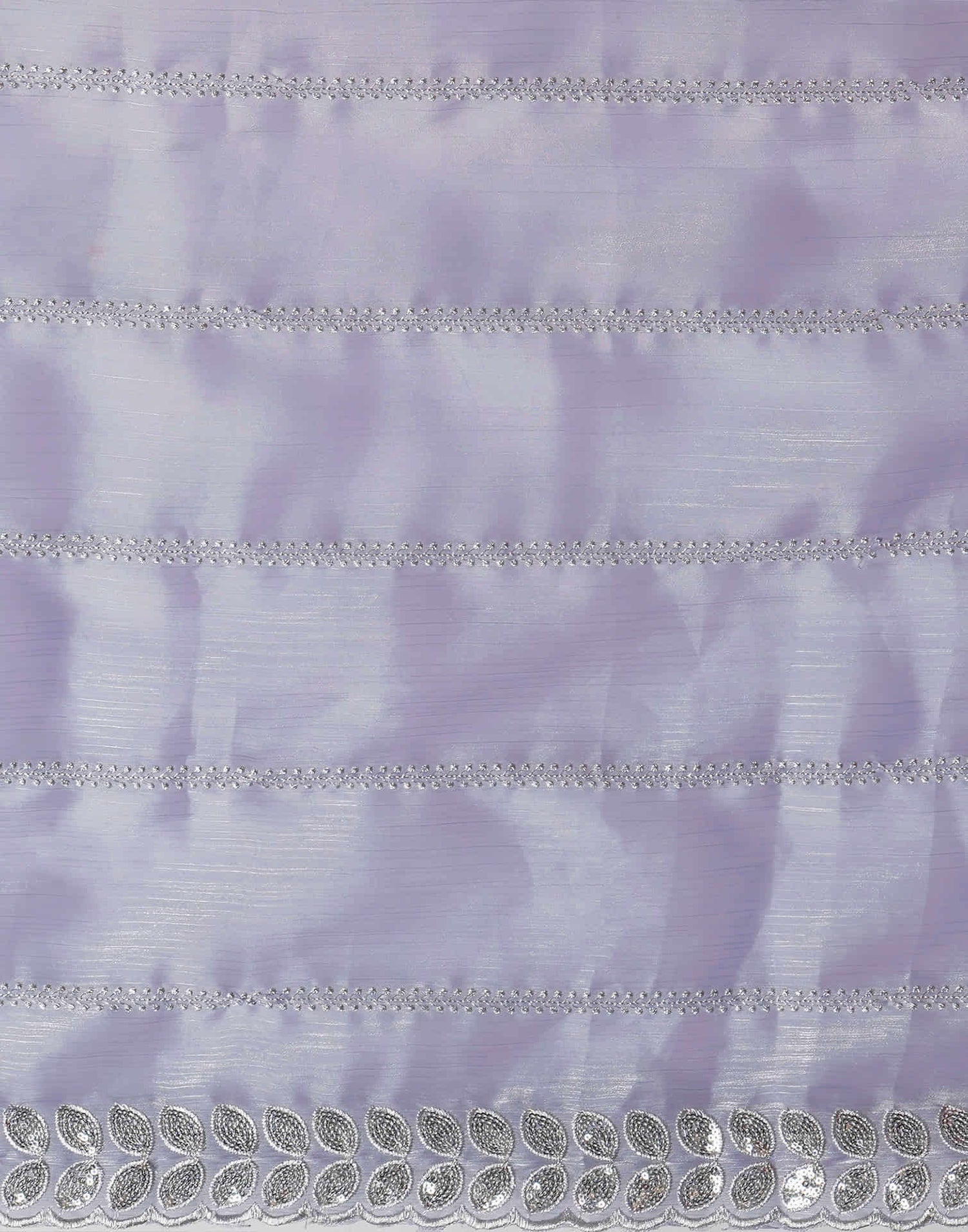 Light Lavender Silk Embroidery Embroidery Saree