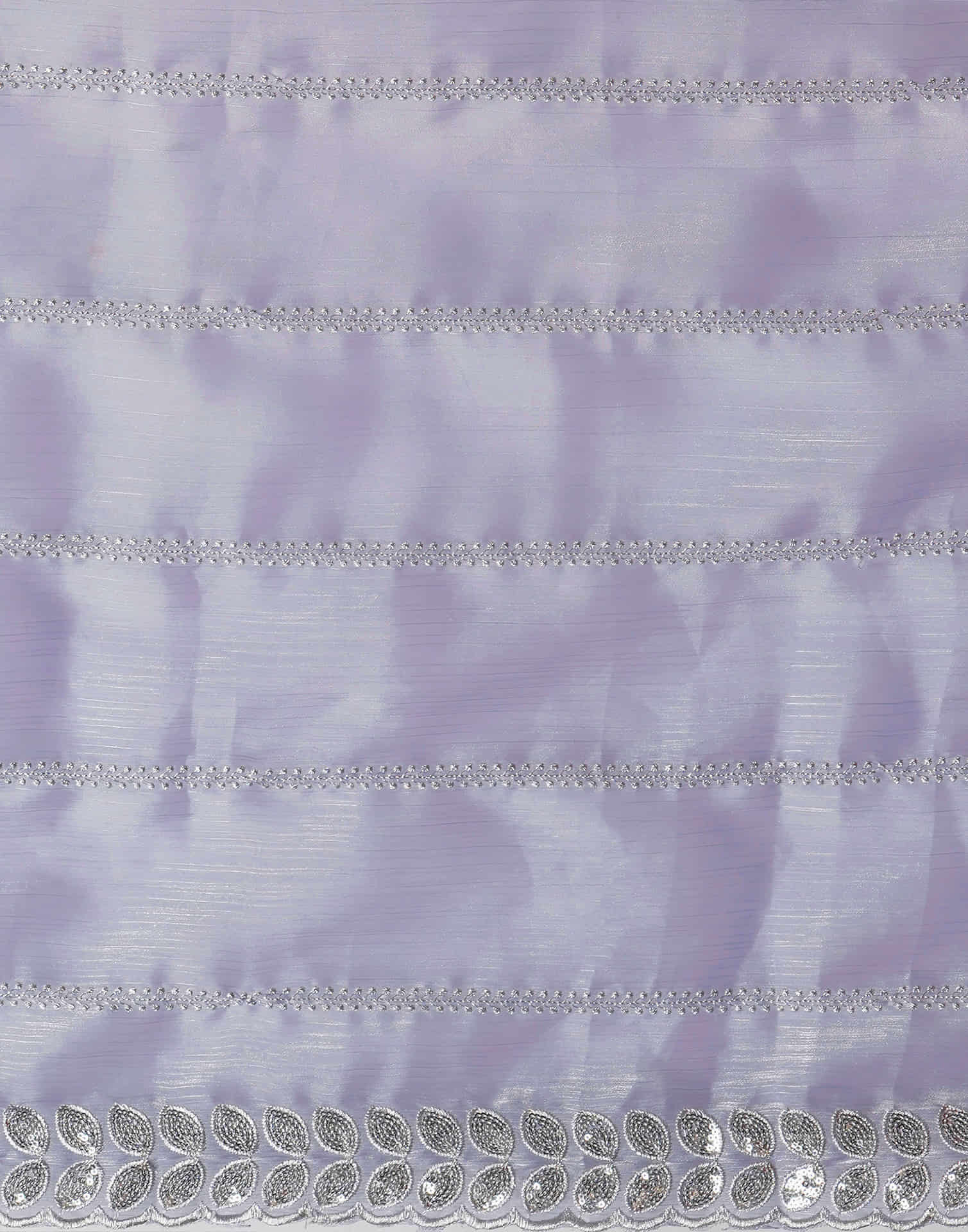 Light Lavender Silk Embroidery Embroidery Saree