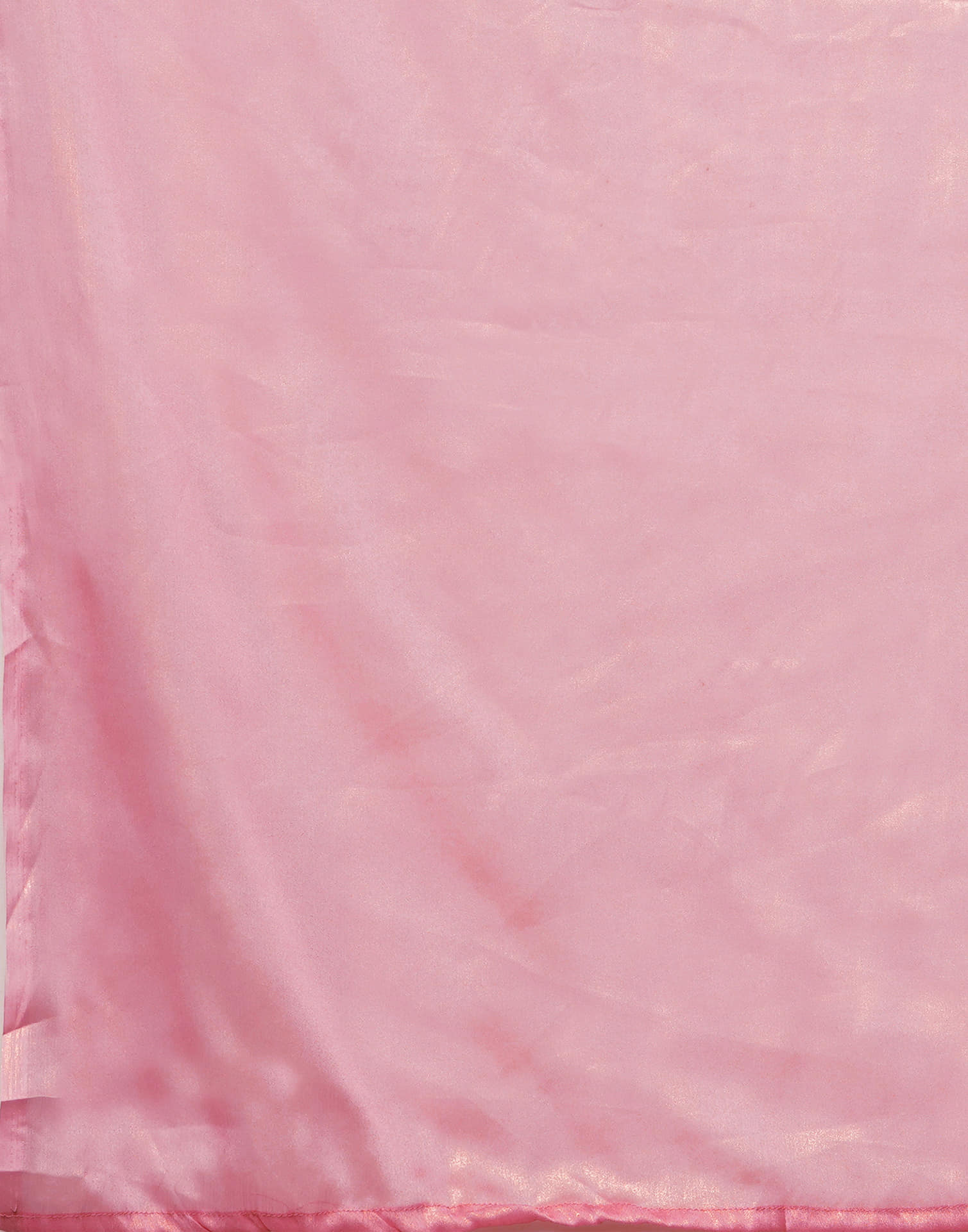 Light Pink Georgette Plain Saree