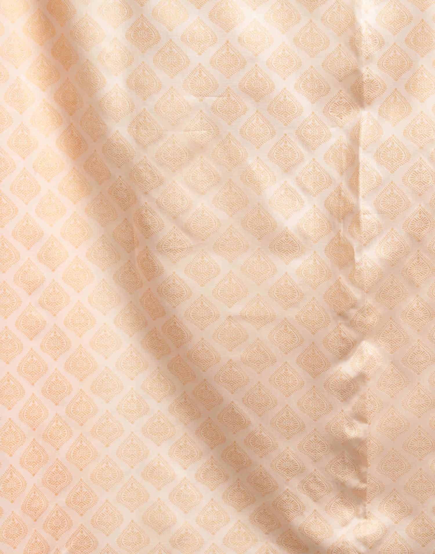 Cream Woven Kanjivaram Silk Saree