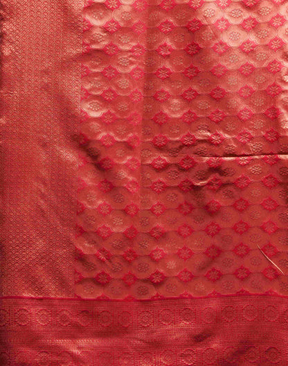 Red Silk Woven Kanjivaram Saree