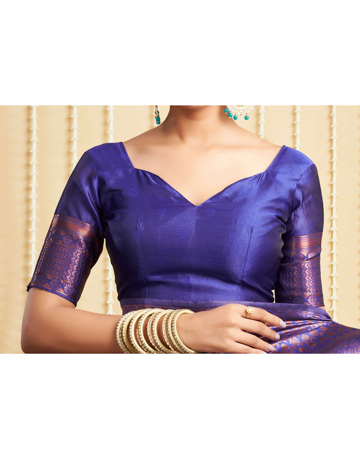 Blue Silk Woven Kanjivaram Saree