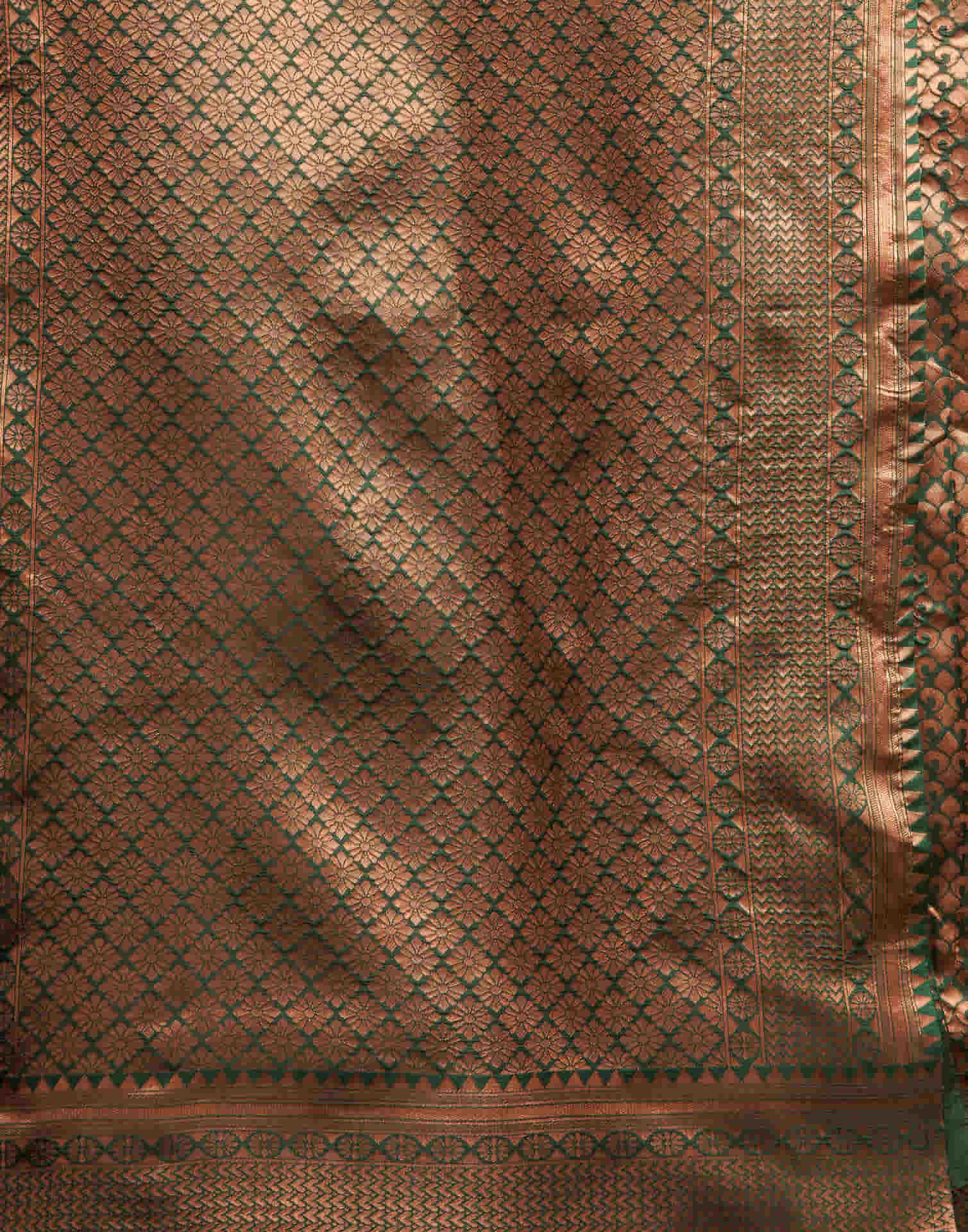 Green Silk Woven Kanjivaram Saree