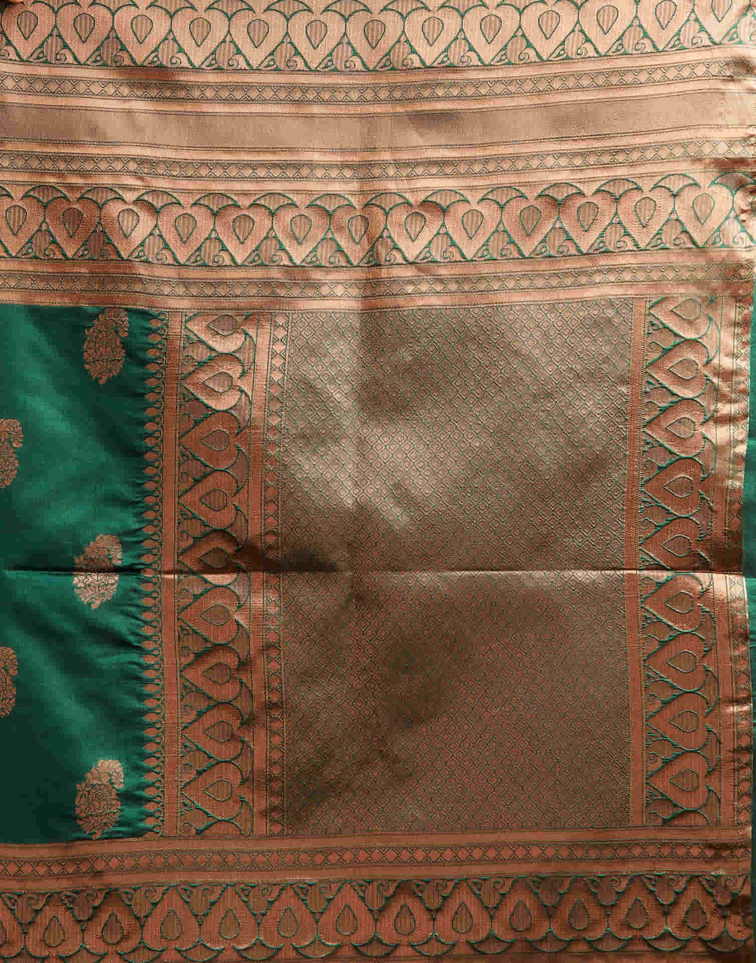 Green Silk Woven Banarasi Saree