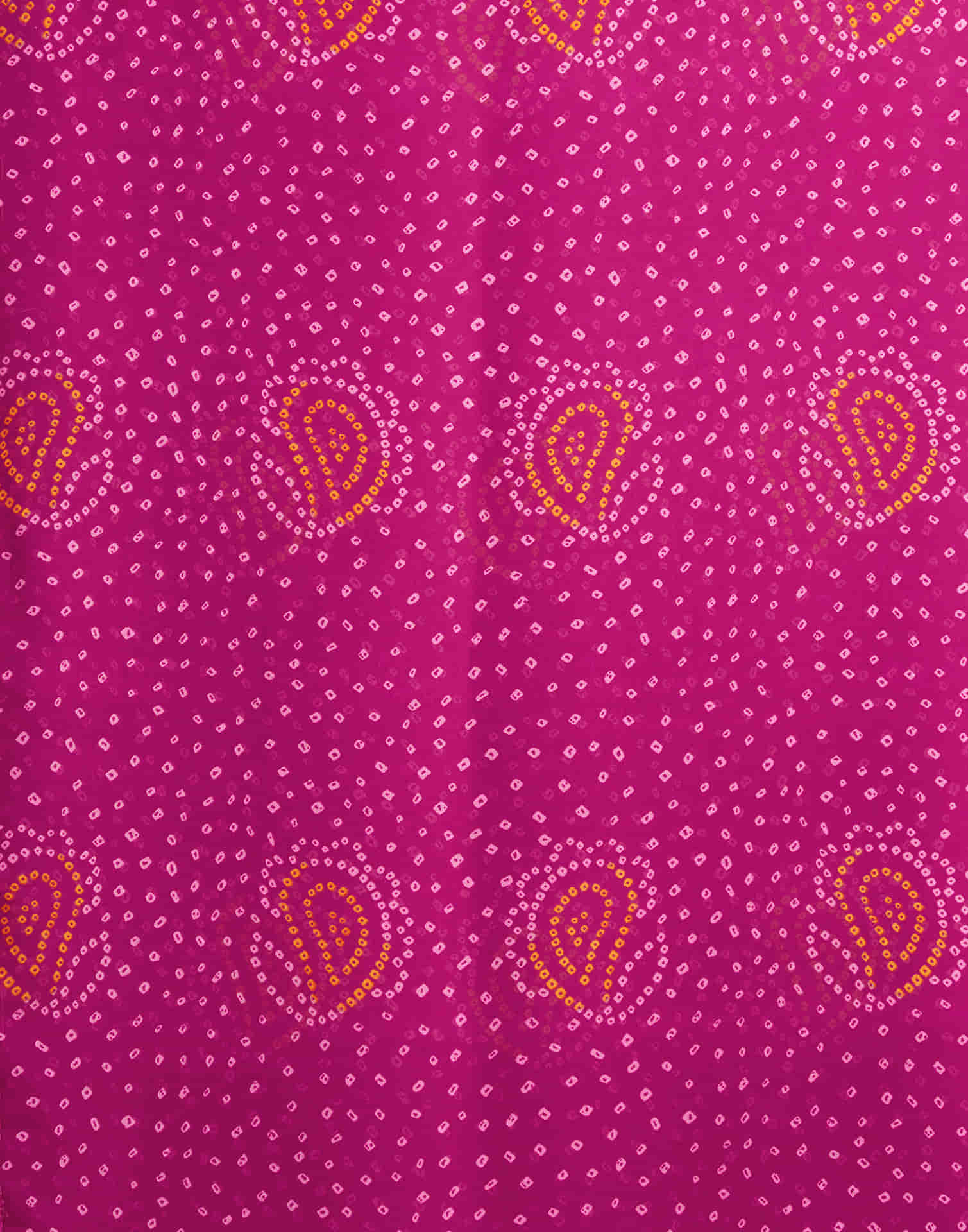 Pink Georgette Printed Bandhani Saree