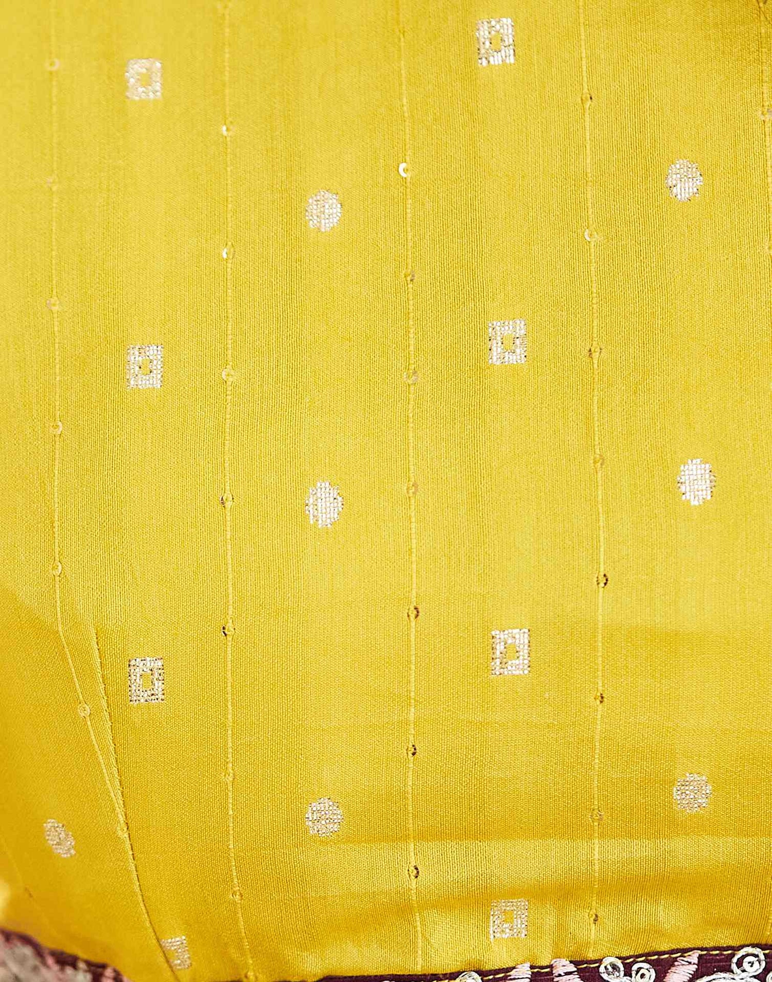 Wine Bandhani Printed Georgette Saree