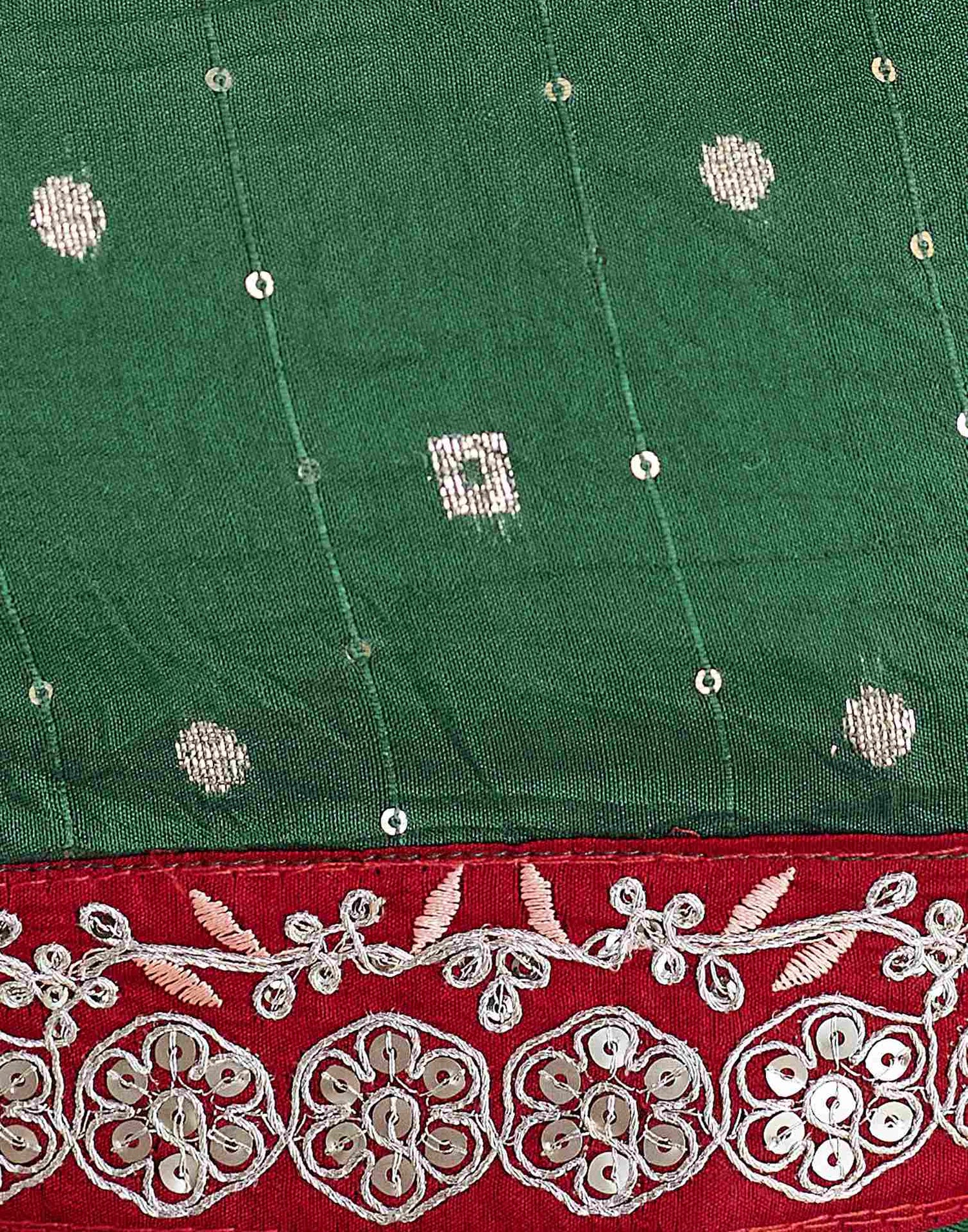 Dark Pink Bandhani Printed Georgette Saree