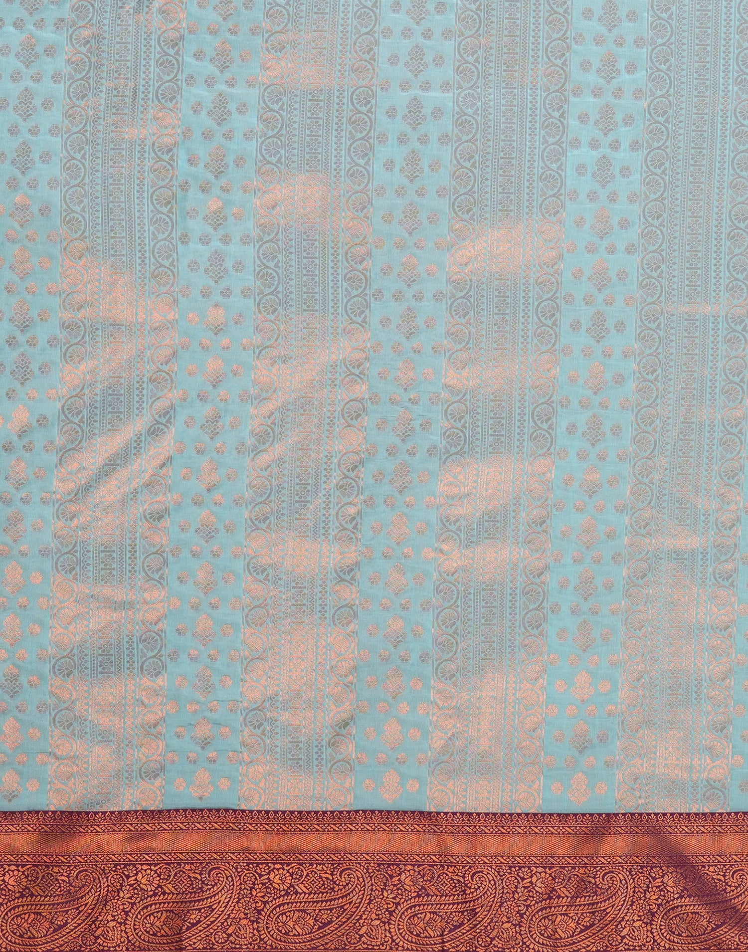 Blue Silk Woven Kanjivaram Saree