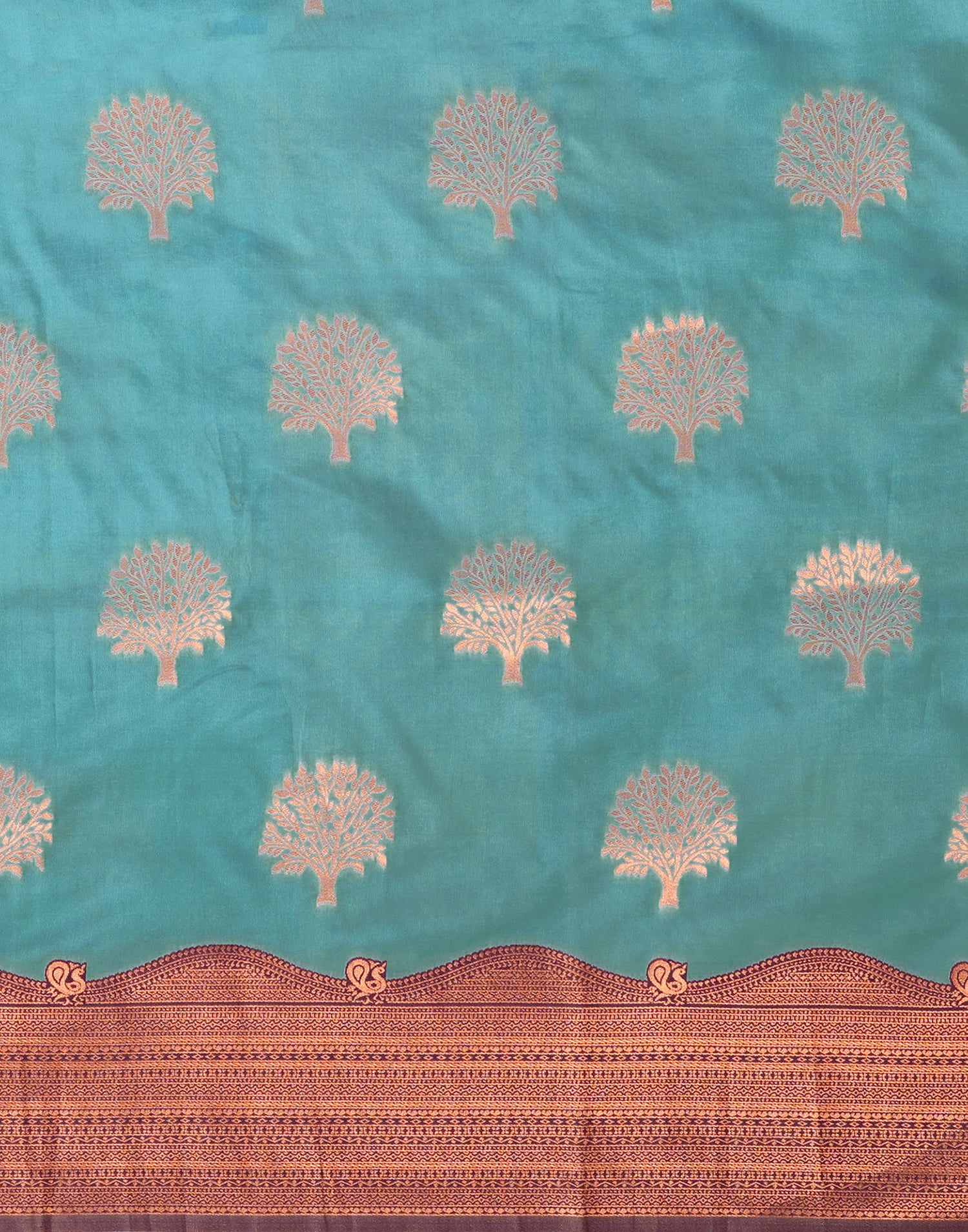 Blue Silk Woven Kanjivaram Saree