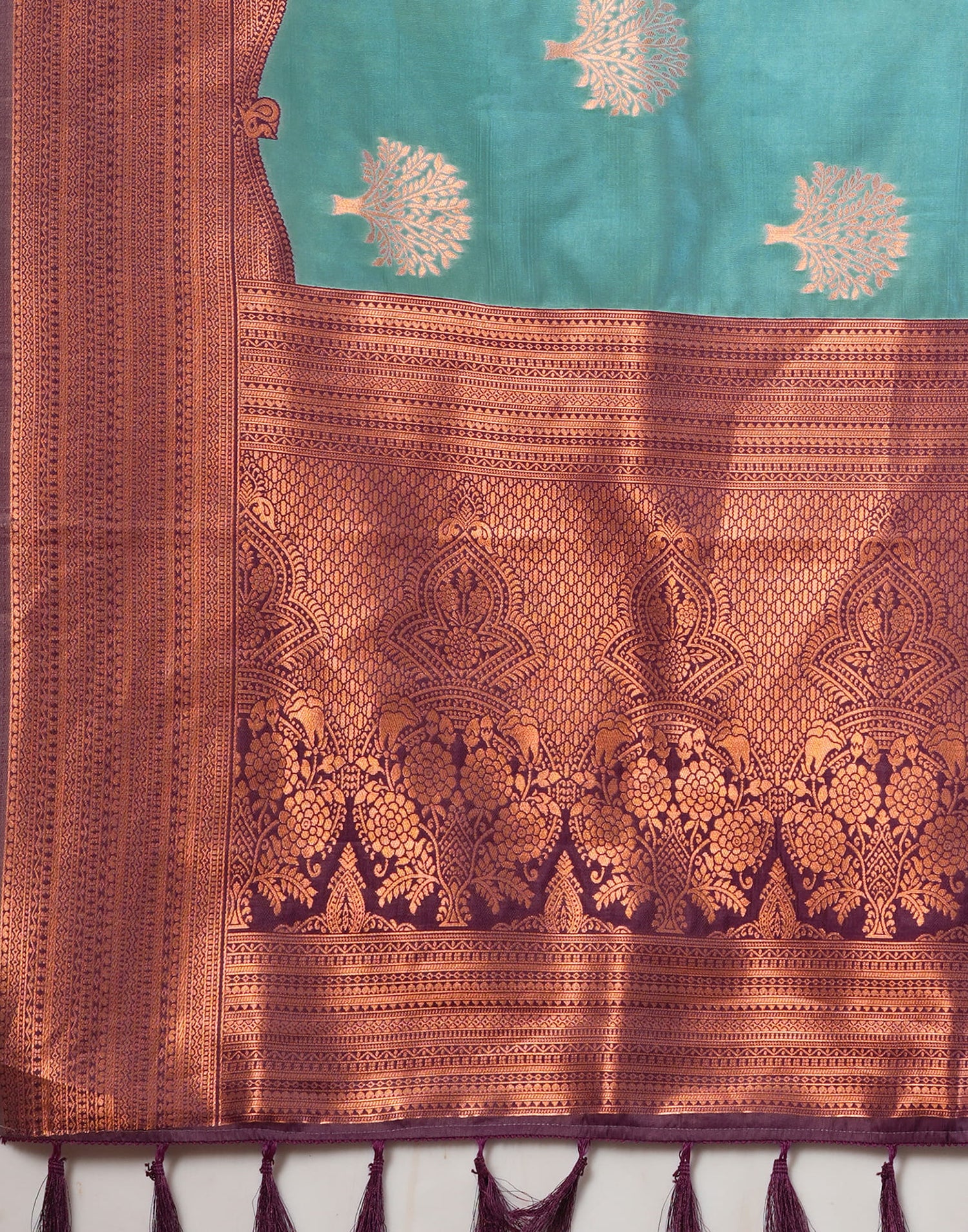 Blue Silk Woven Kanjivaram Saree