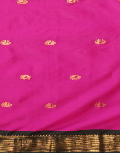 Rani Pink Silk Weaving Kanjivaram Saree