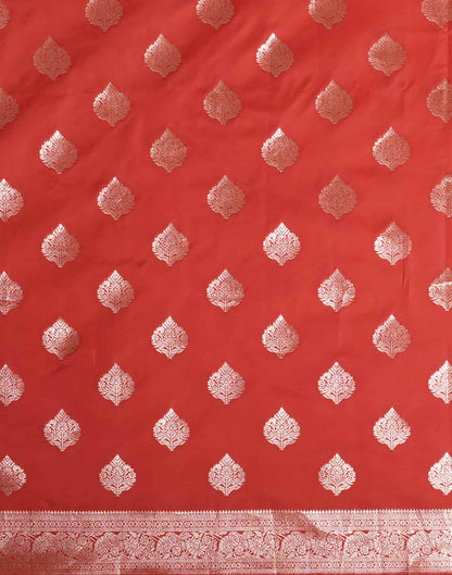 Red Silk Woven Banarasi Saree