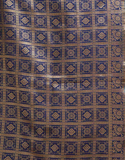 Blue Silk Woven Banarasi Saree